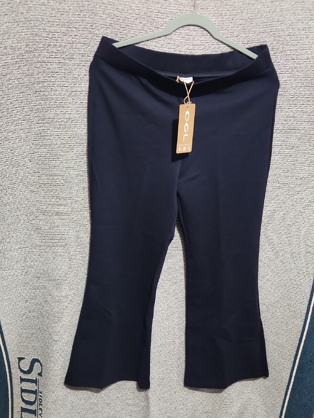 OGL Navy Boot Cut Flare Pants - Picture 3 of 6